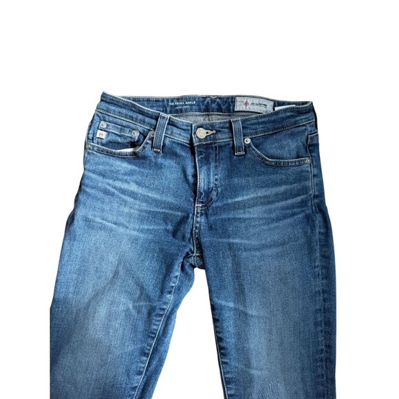 AG ADRIANO GOLDSCHMIED Prima Medium Wash Cigarette Ankle Jeans Size 25 - Picture 2 of 7